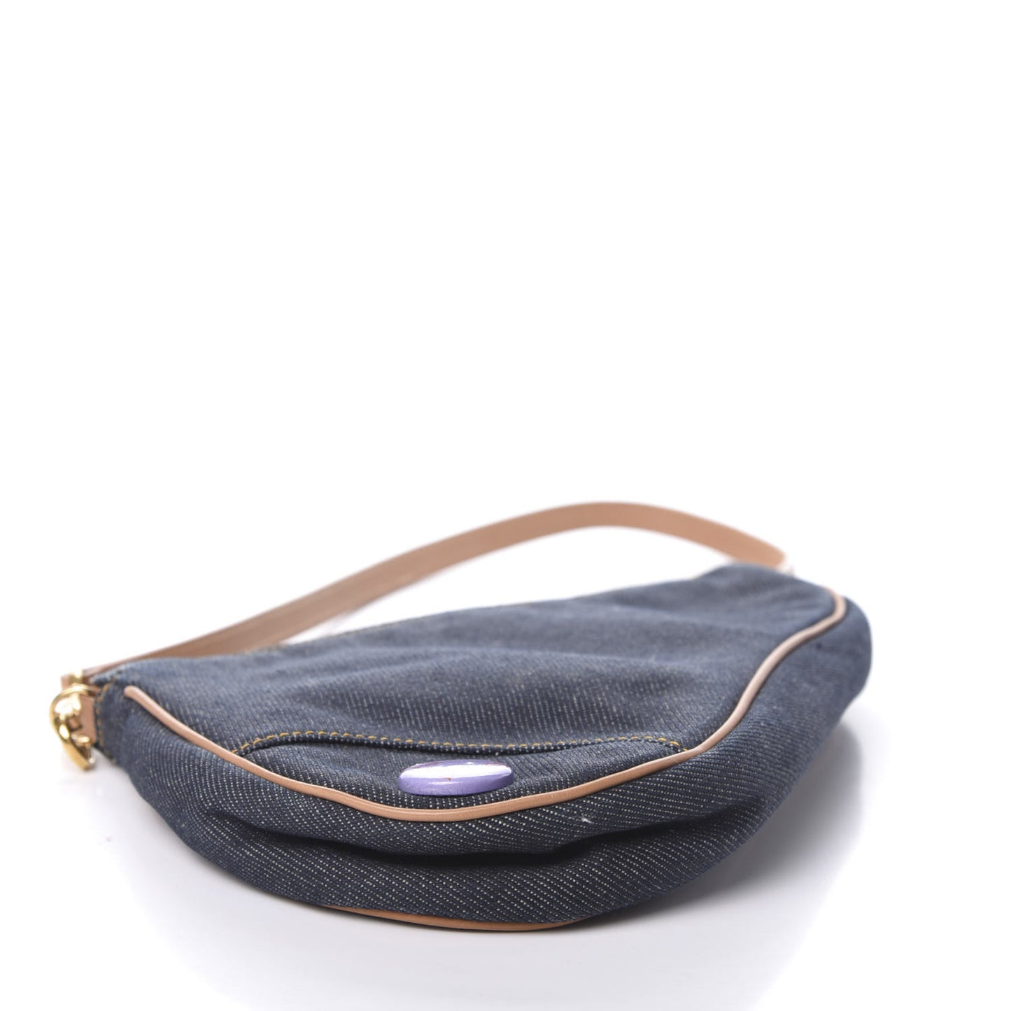 Denim Saddle Pochette Blue