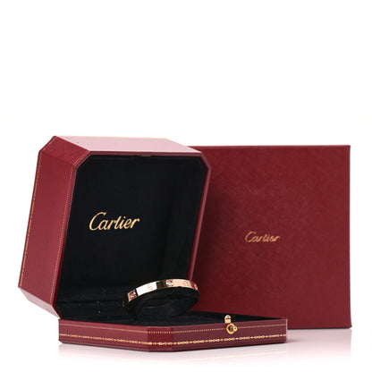 Cartier 18K Pink Gold 4 Diamond LOVE Bracelet 16 7 of 7