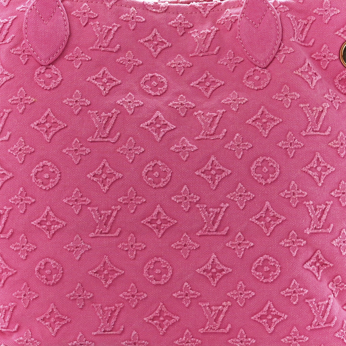 Monogram Denim Neverfull MM Rose