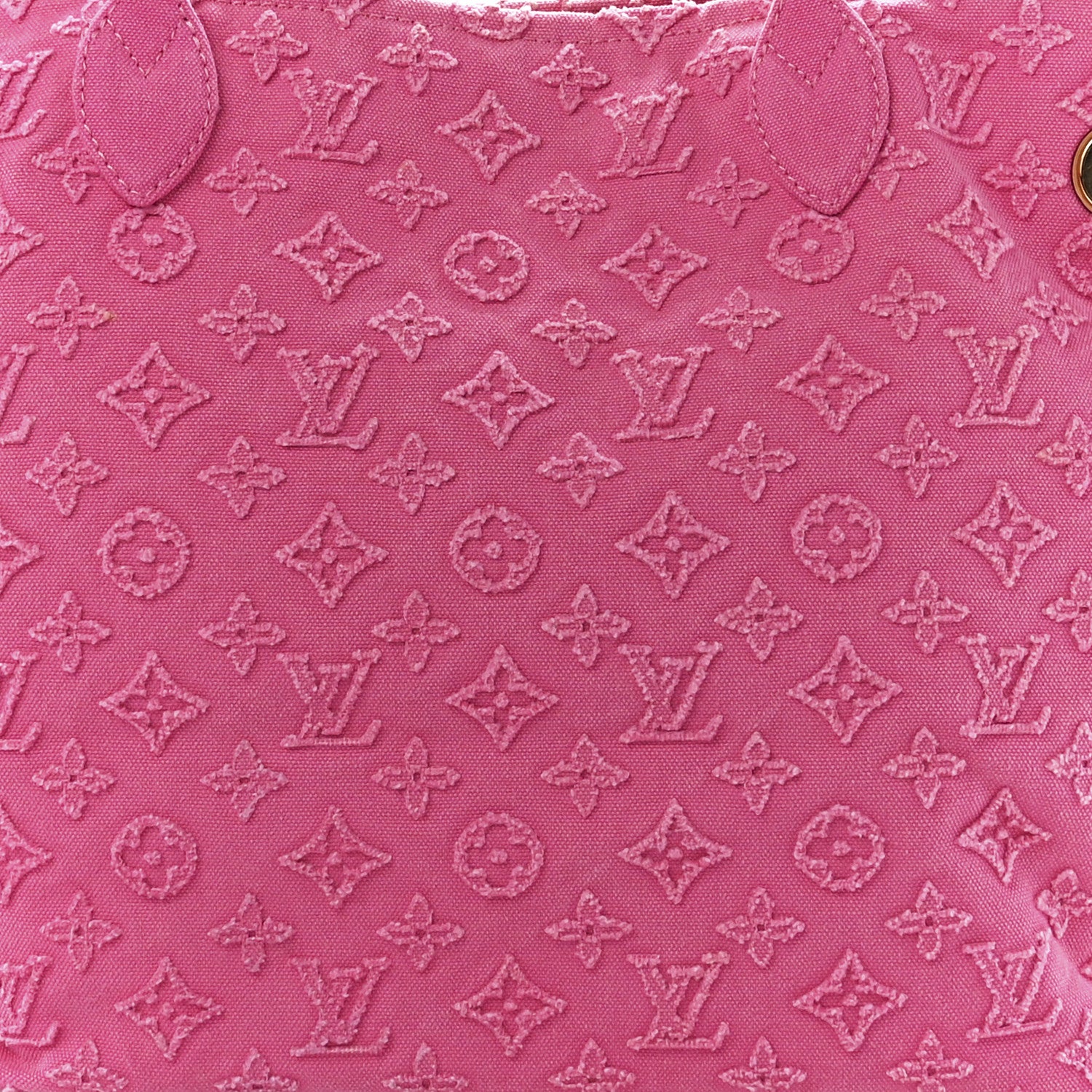 Louis Vuitton Monogram Denim Neverfull MM Rose 8 of 11