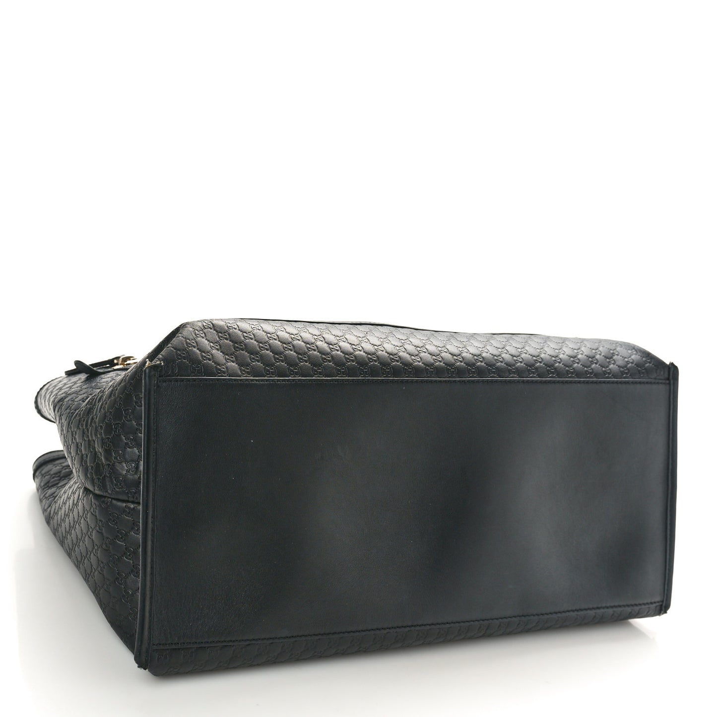 Soft Microguccissima Large Tote Black