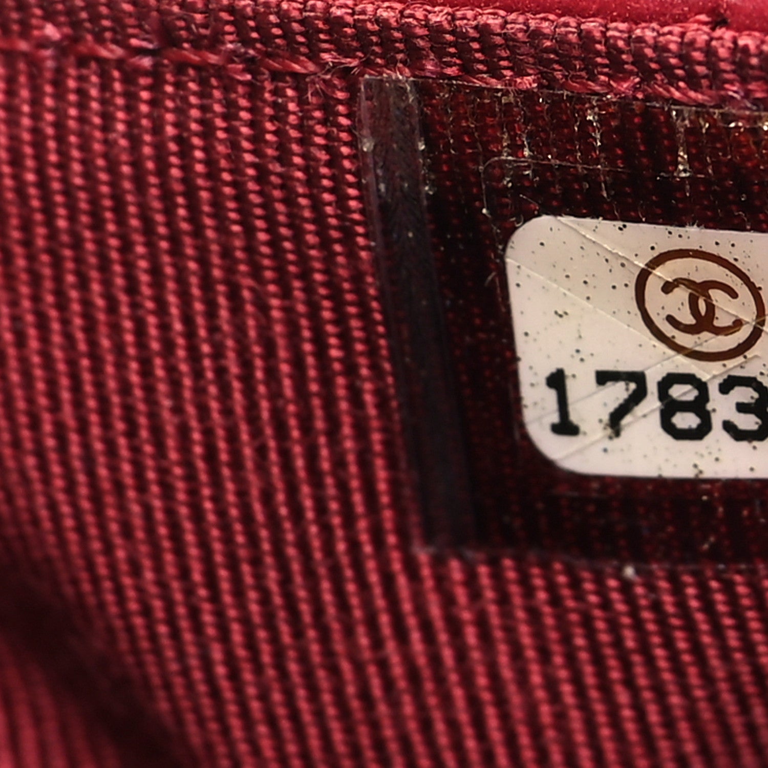 Chanel Calfskin Double Stitch Hamptons Wallet On Chain WOC Red 8 of 14