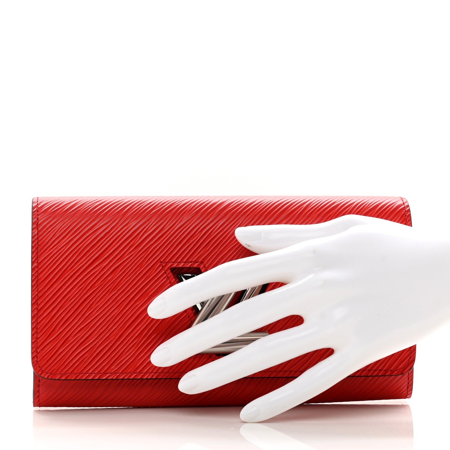 Louis Vuitton Epi Twist Wallet Coquelicot 2 of 7