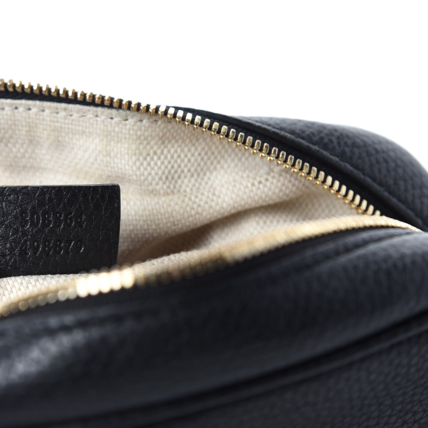 Gucci Pebbled Calfskin Small Soho Disco Bag Black 12 of 13