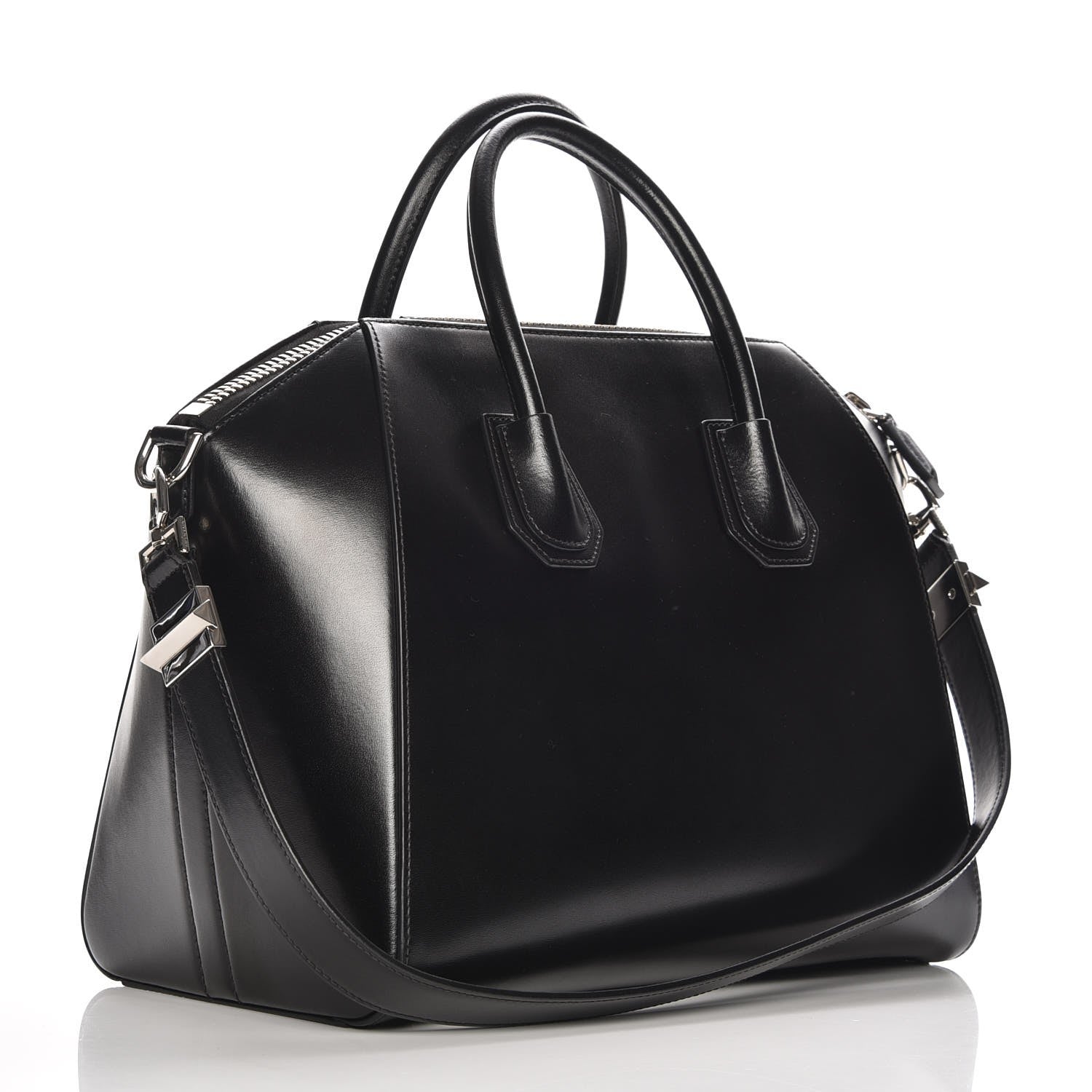 Givenchy Shiny Lord Calfskin Medium Antigona Black 4 of 8