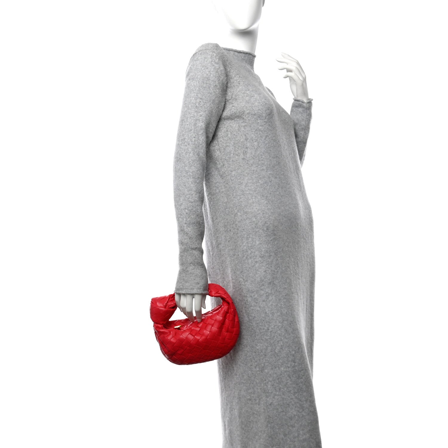 Bottega Veneta Nappa Intrecciato Mini Jodie Cranberry 2 of 11