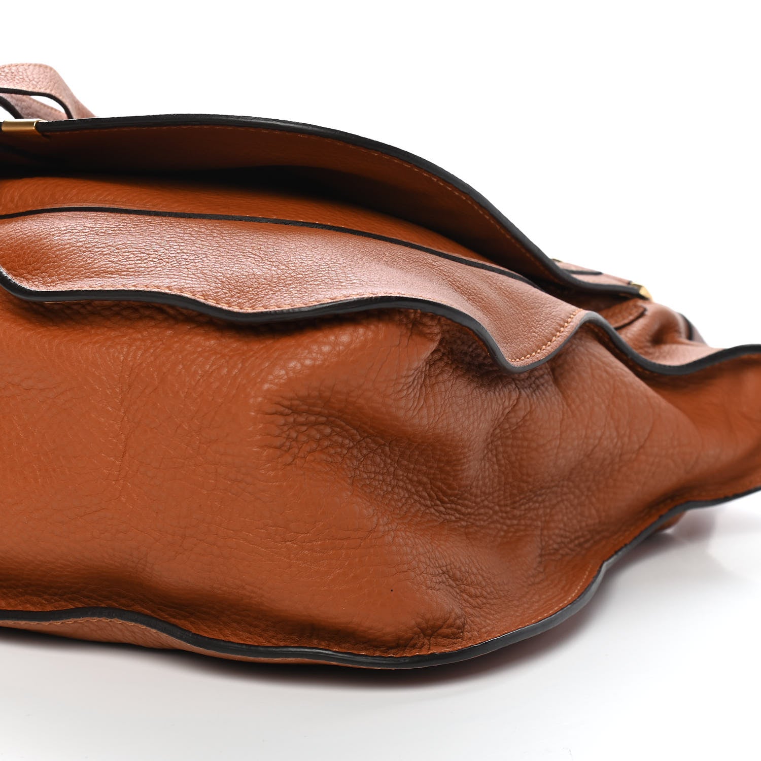 Chloe Calfskin Large Marcie Satchel Tan 6 of 9