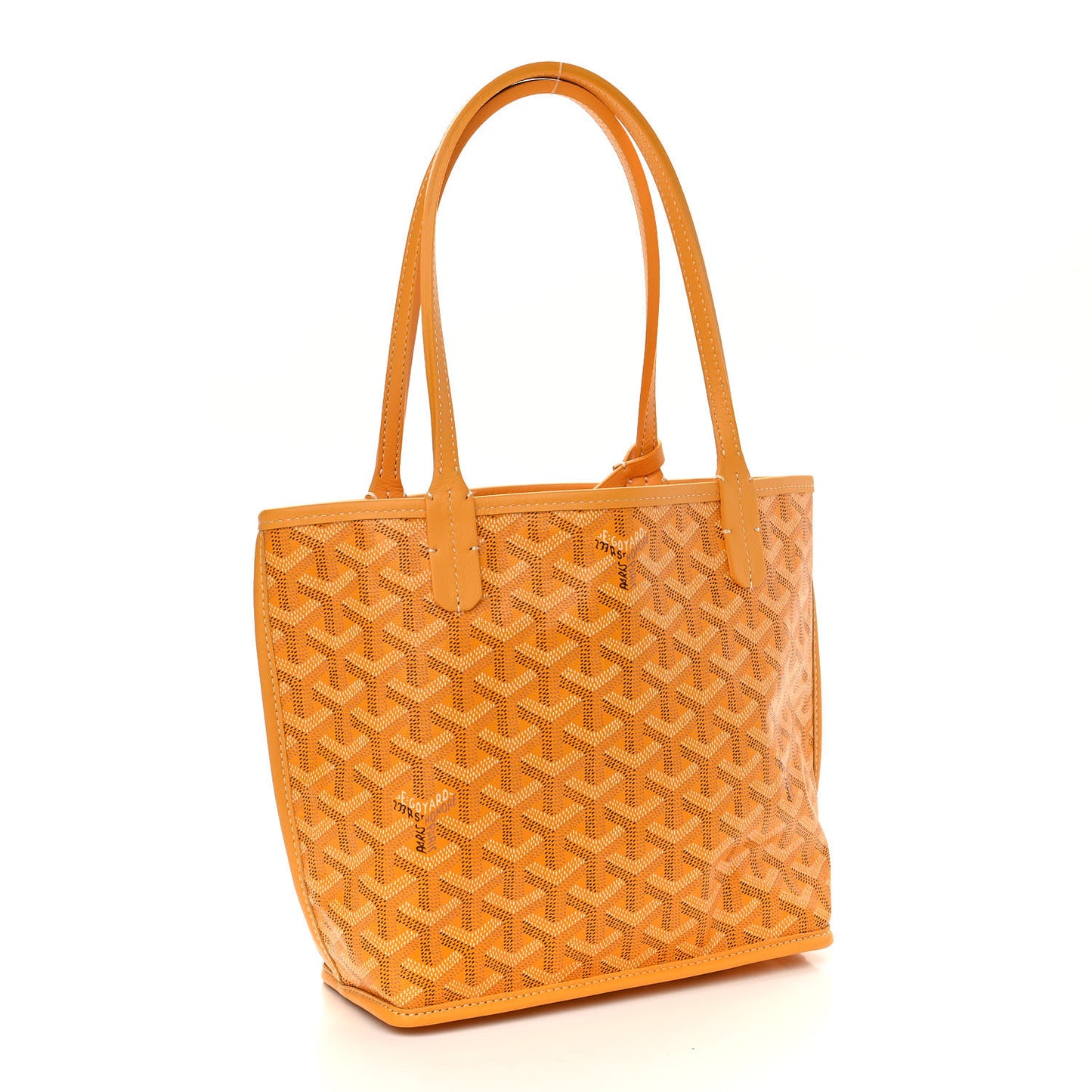 Goyardine Reversible Mini Anjou Yellow