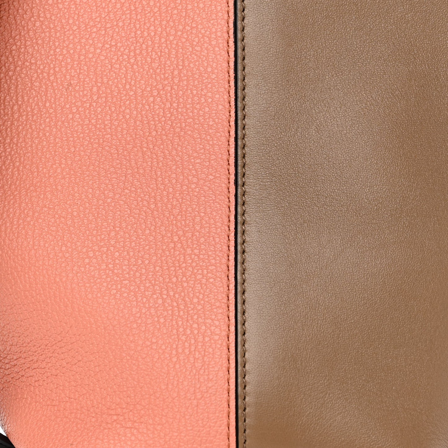 Sugar Goatskin Calfskin Mini GV Bucket Bag Coral Taupe