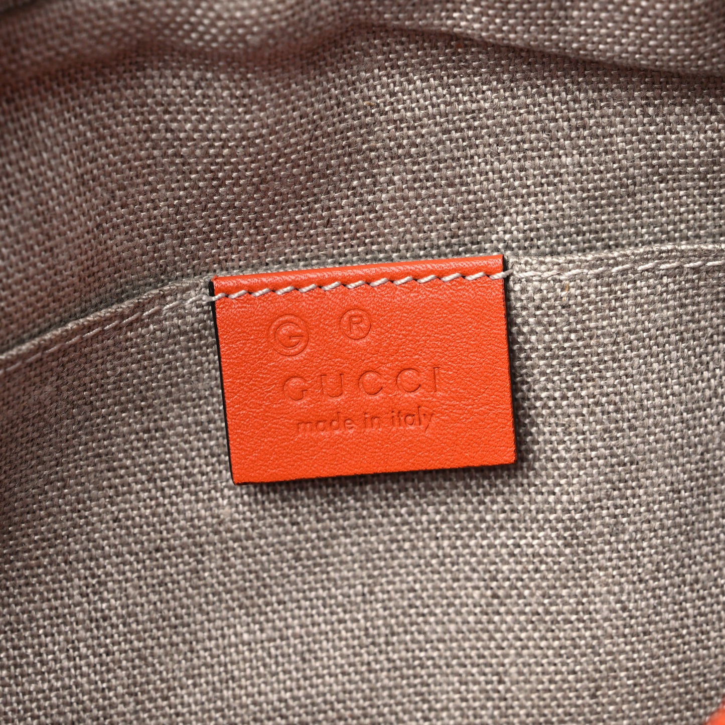 Soft Microguccissima Mini Bree Messenger Bag Sun Orange