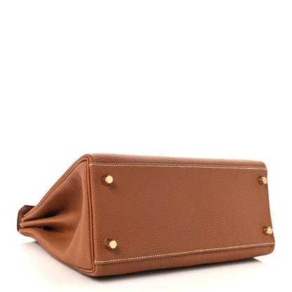 Hermes Togo Kelly Retourne 28 Gold 4 of 11