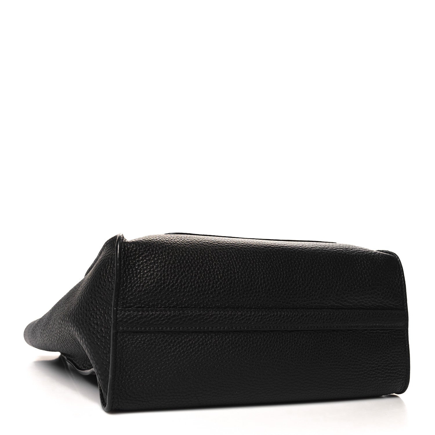 Prada Vitello Daino Chain Shopping Tote Black 4 of 9