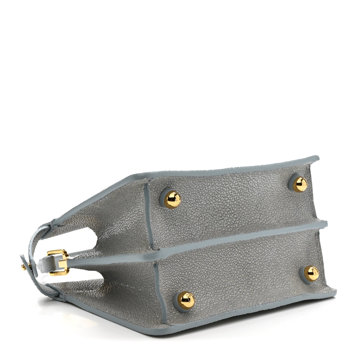 Fendi Stingray Shiny Nappa Petite Peekaboo I SEE U Satchel Anice 5 of 15