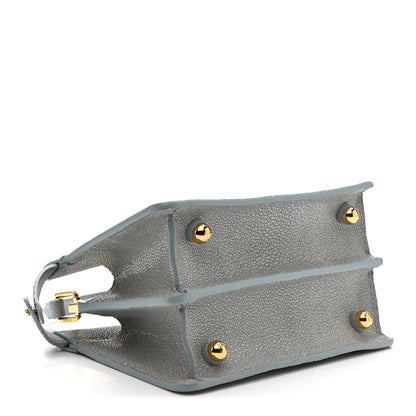 Fendi Stingray Shiny Nappa Petite Peekaboo I SEE U Satchel Anice 5 of 15