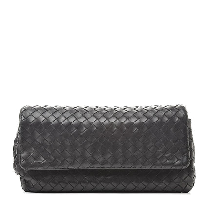 Bottega Veneta Nappa Intrecciato Cosmetic Case Black 1 of 7
