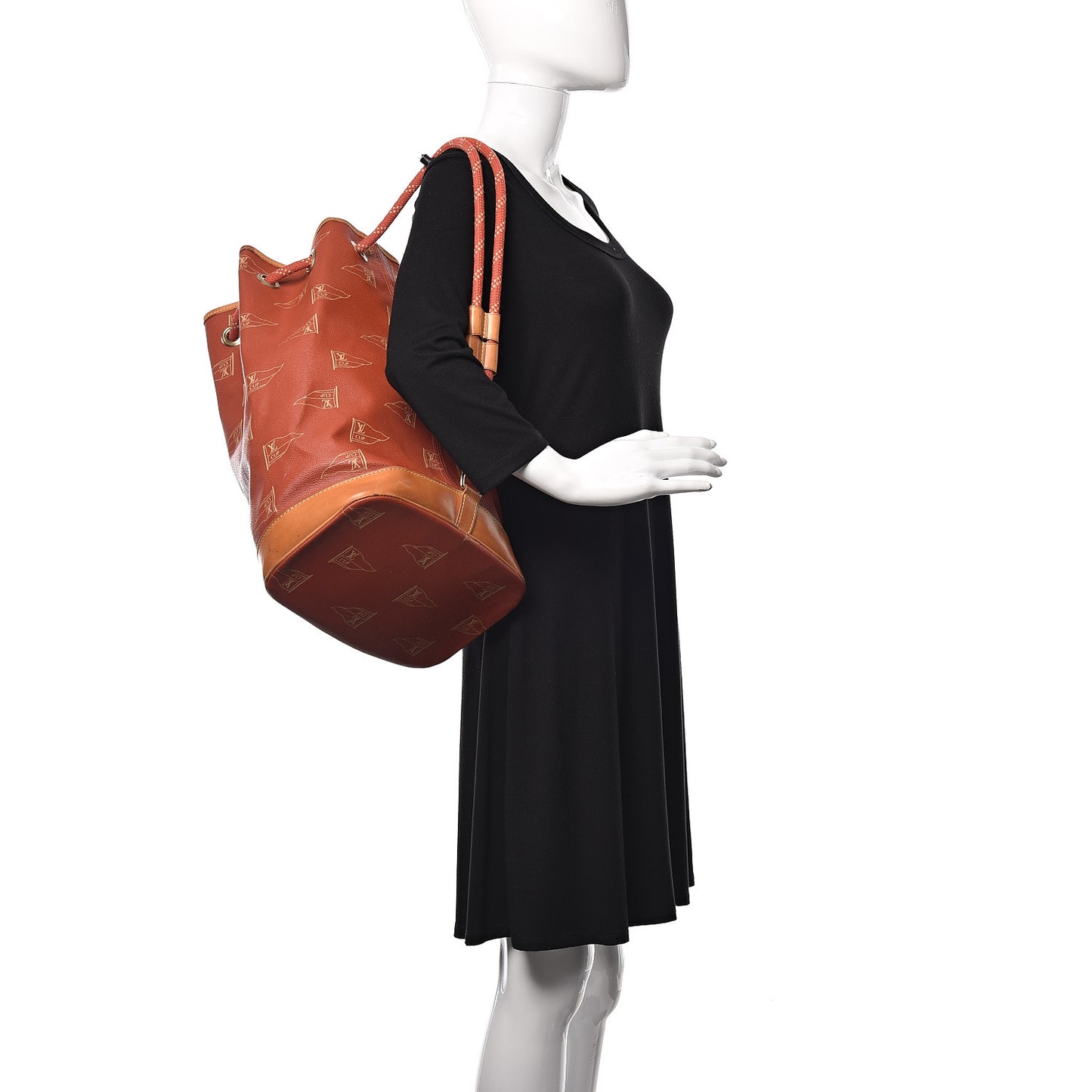 Canvas Americas Cup 1995 Saint Tropez Drawstring Bag Red