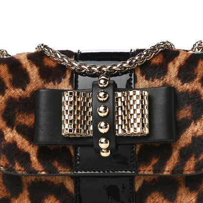 Christian Louboutin Calf Hair Leopard Print Mini Sweety Charity Crossbody Bag 19 of 19