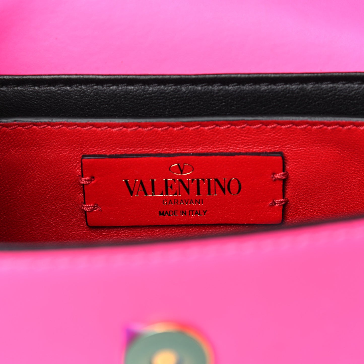 Calfskin Small Supervee Crossbody Bag Azalea