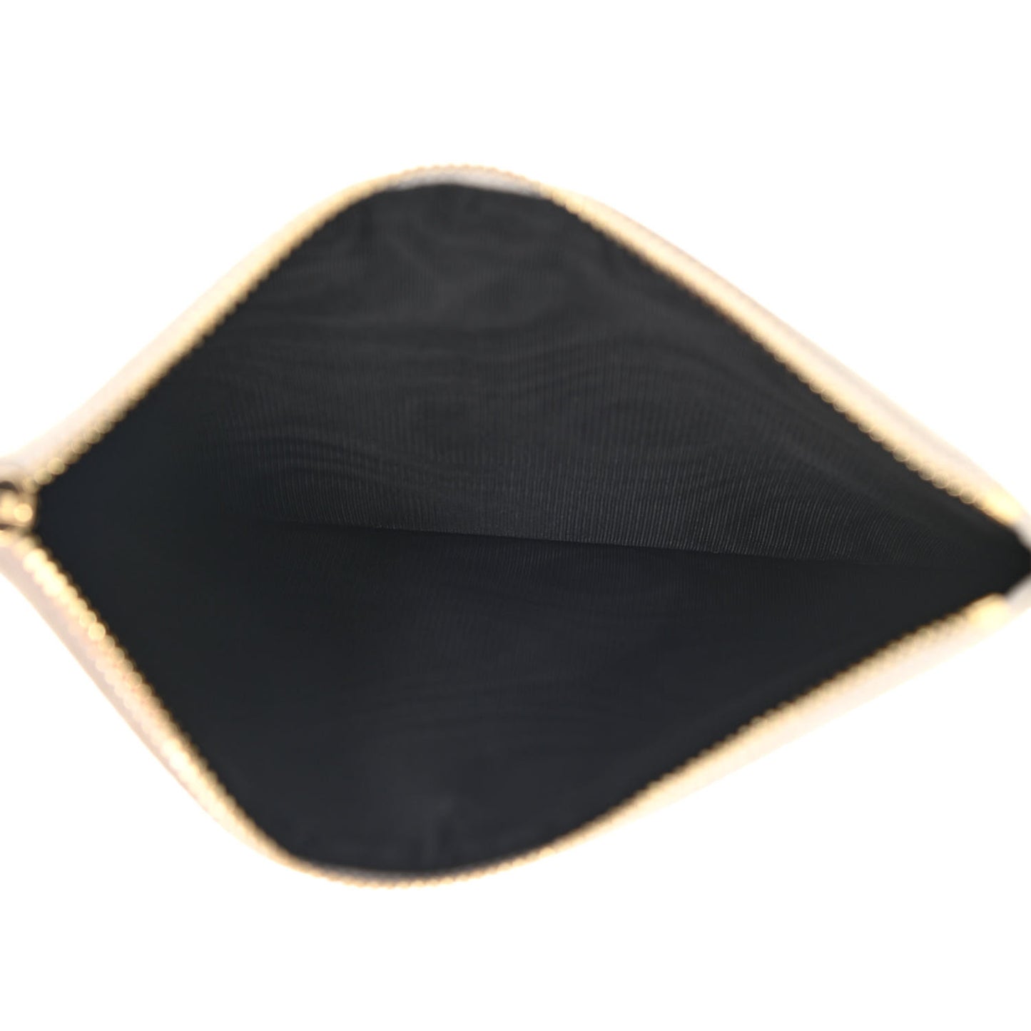 Dauphine Zip Clutch Bag White