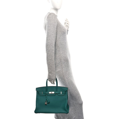 Hermes Togo Birkin 35 Malachite 2 of 10
