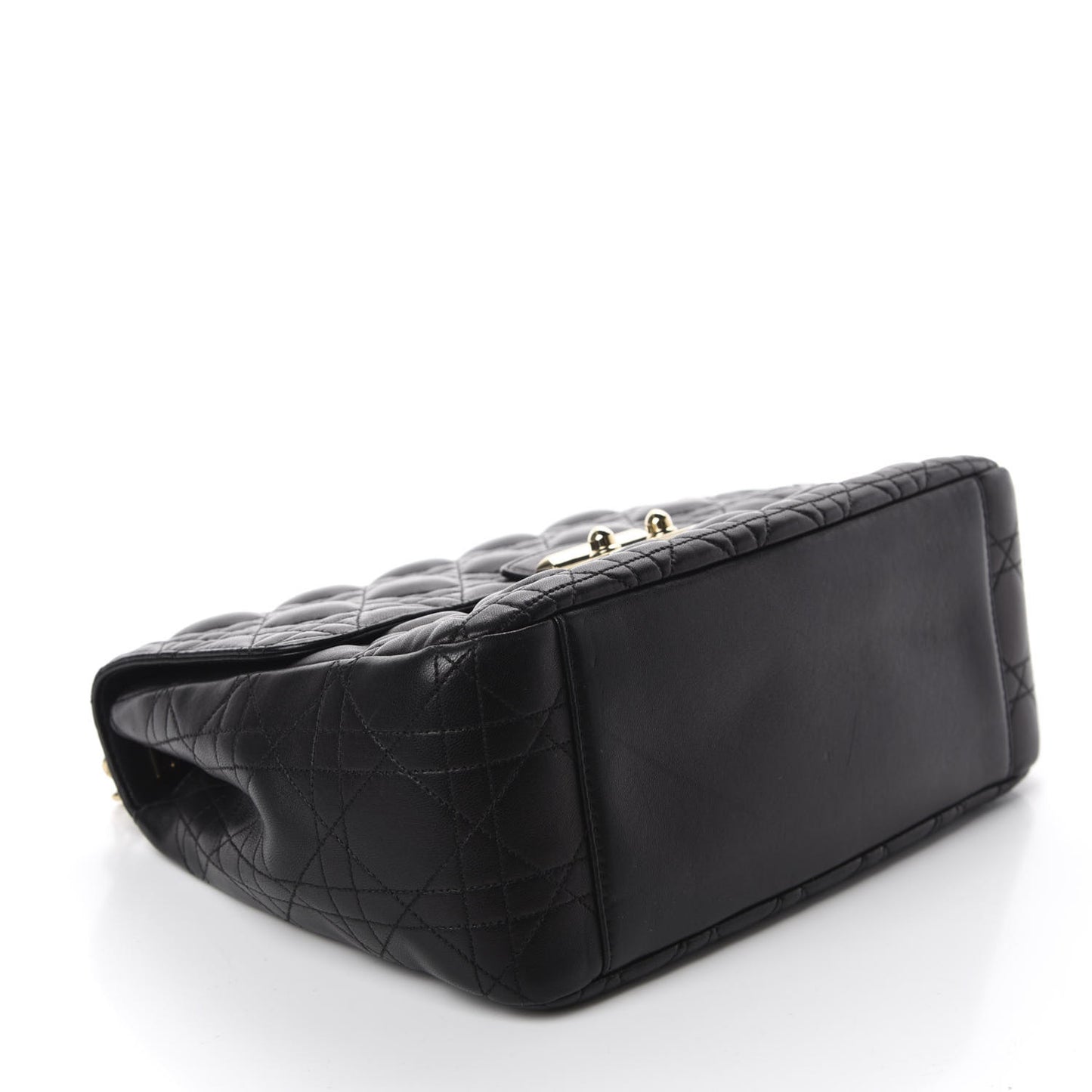 Lambskin Cannage Small Miss Dior Flap Black