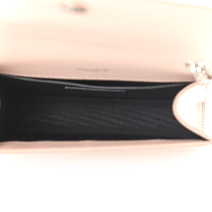 Saint Laurent Grain De Poudre Small Monogram Kate Satchel Marble Pink 5 of 11