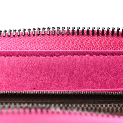 Bottega Veneta Nappa Intrecciato Zip Around Wallet Pink 8 of 10