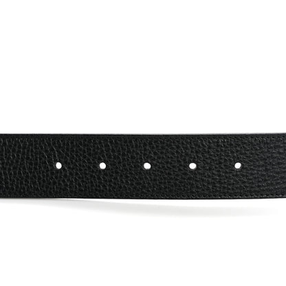 Gucci Calfskin Double G Reversible 37mm Belt 105 42 Black Cocoa 3 of 8