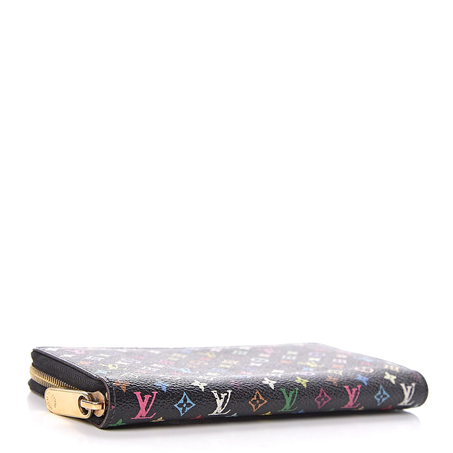 Louis Vuitton Monogram Multicolor Zippy Wallet Black Grenade 4 of 7