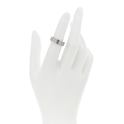 Cartier 18K White Gold 5.5mm LOVE Ring 50 5.25 2 of 4