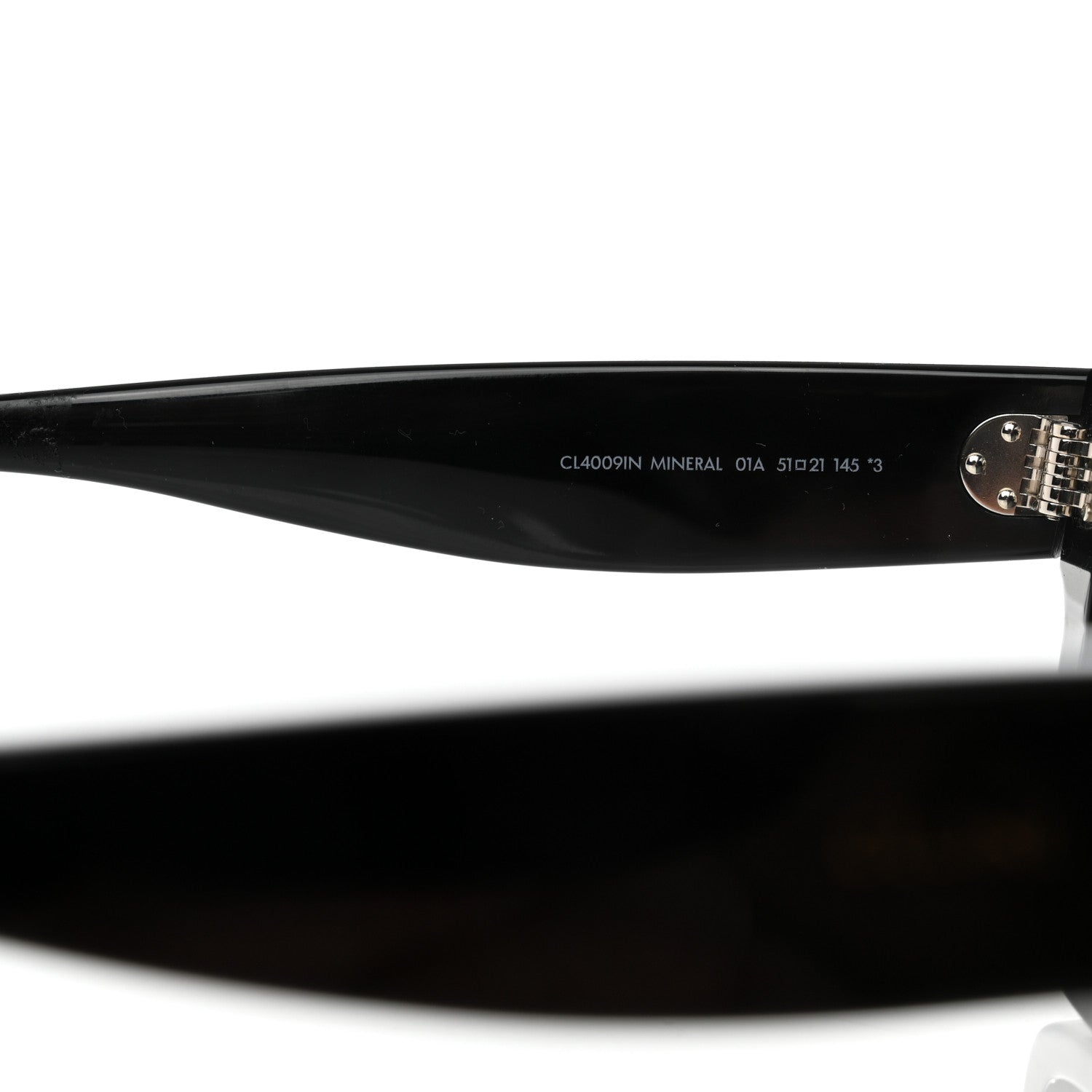 Celine Acetate Rectangular Sunglasses CL4009IN Black 6 of 6