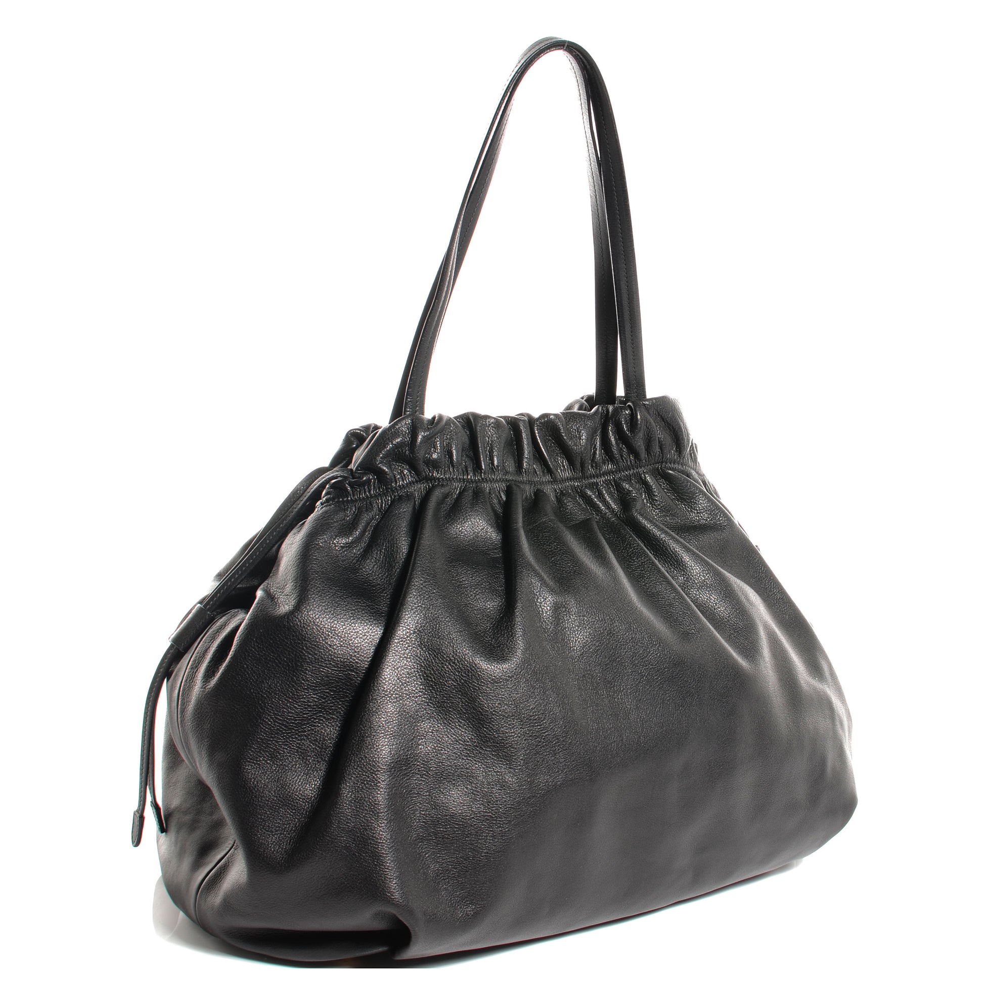 Prada Soft Calf Shopping Tote Nero Black 3 of 9