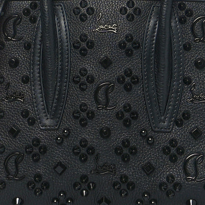 Christian Louboutin Calfskin Spikes Loubinthesky Mini Paloma Black 8 of 10