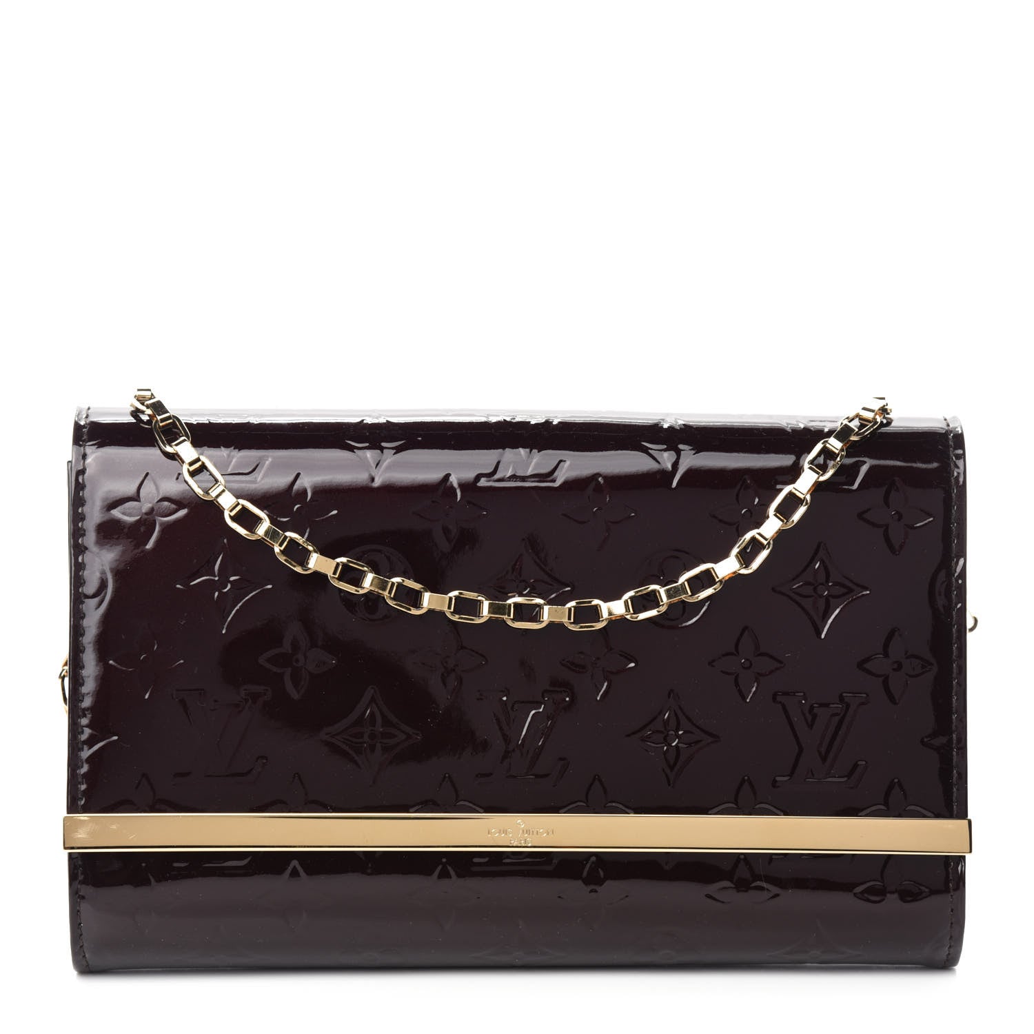 Louis Vuitton Vernis Ana Clutch Amarante 1 of 9