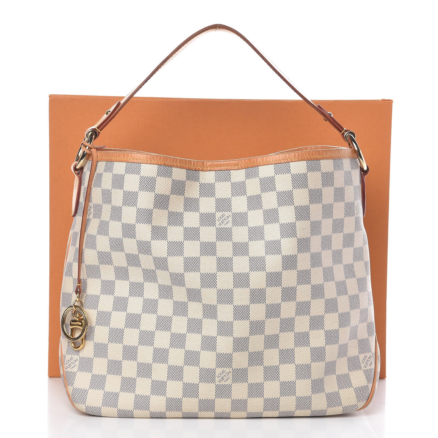 Louis Vuitton Damier Azur Delightful PM Rose Ballerine 12 of 12