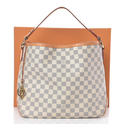 Louis Vuitton Damier Azur Delightful PM Rose Ballerine 12 of 12