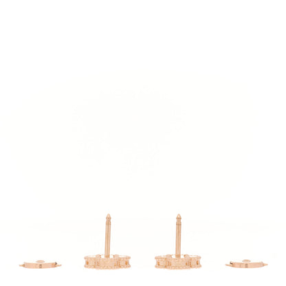 Van Cleef & Arpels 18K Rose Gold Carnelian Sweet Alhambra Earrings 3 of 4