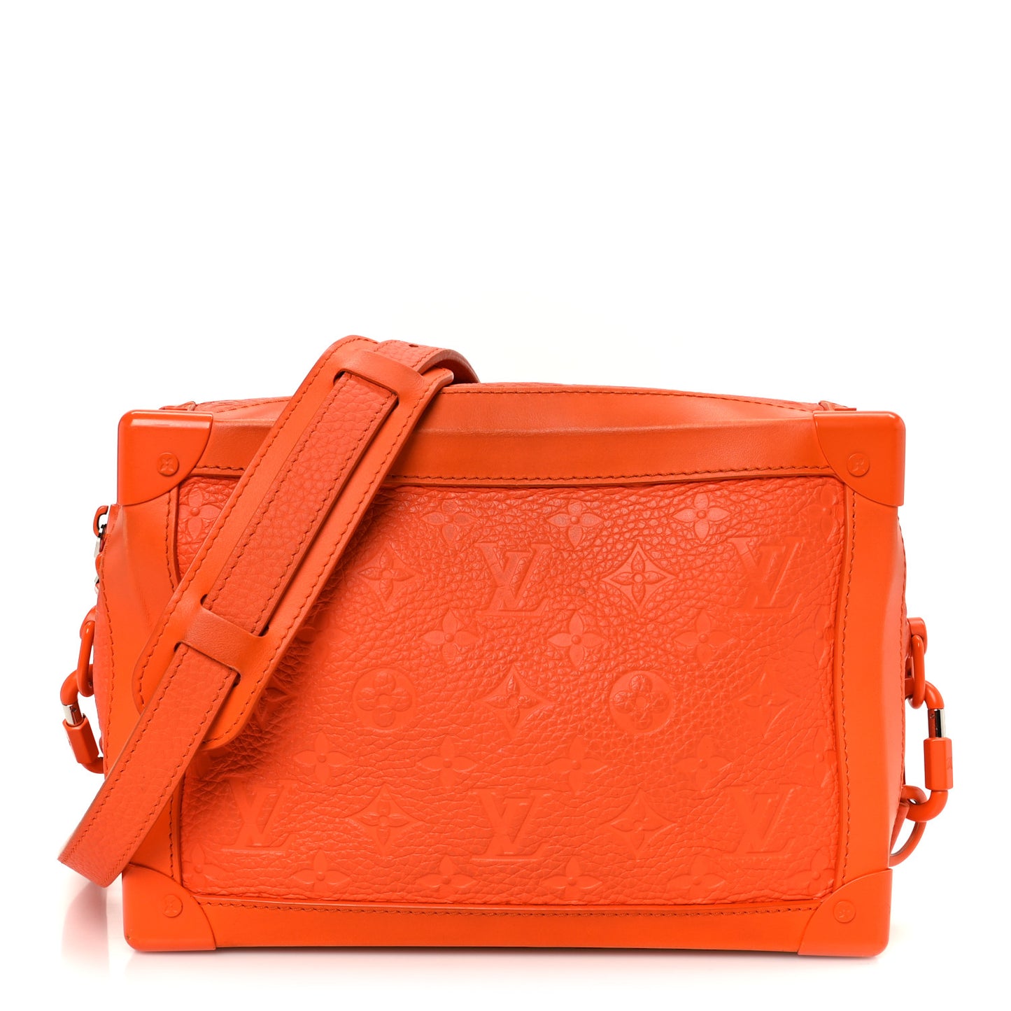 Taurillon Monogram Solar Ray Soft Trunk Orange