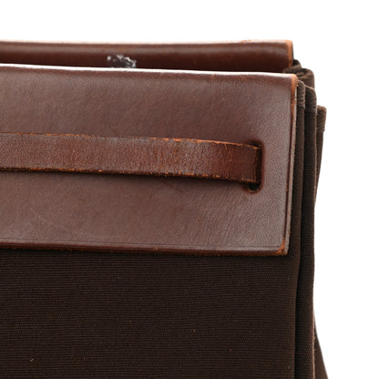 Hermes Toile Vache Hunter Herbag Cabas PM Havane 11 of 17