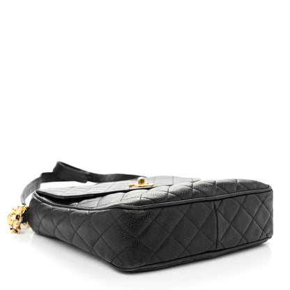 Chanel Caviar Quilted Flap Shoulder Bag Black 4 of 11