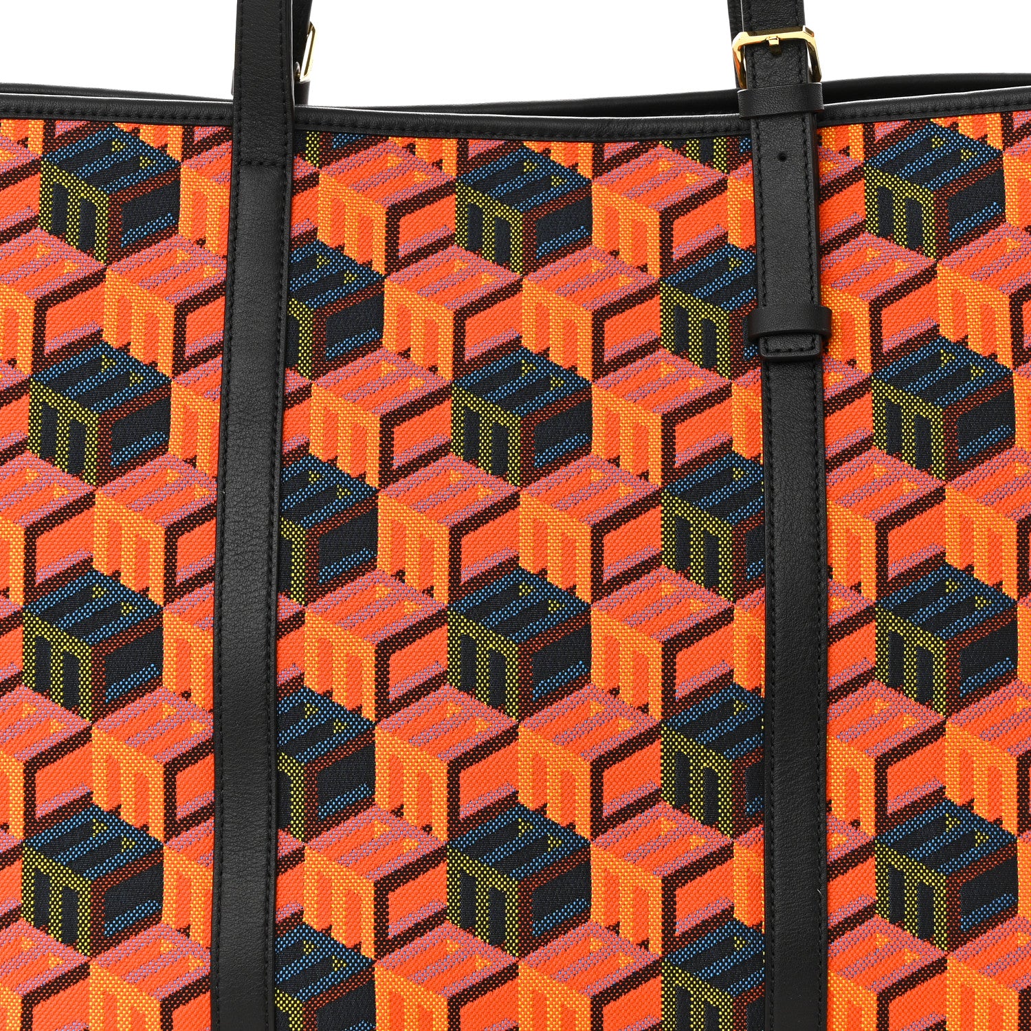 MCM Jacquard Cubic Monogram Rockstar Tote Multicolor 7 of 10