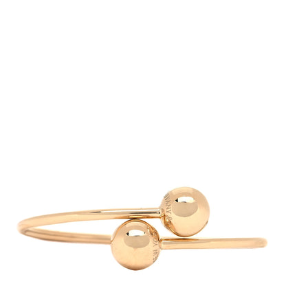 Tiffany 18K Yellow Gold 11mm HardWear Ball Bypass Bracelet 1 of 4