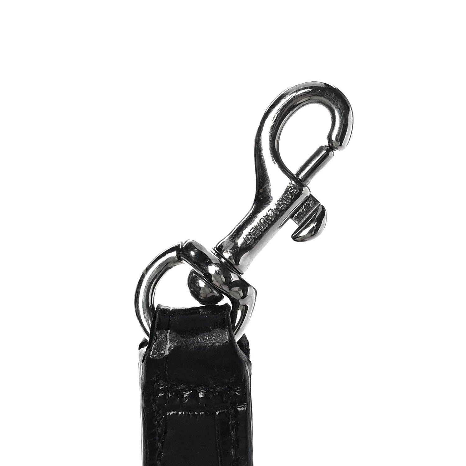 Saint Laurent Calfskin Crocodile Embossed Baby Sac De Jour Black 18 of 18