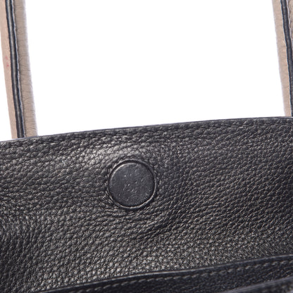 Prada Vitello Daino Small Double Bag Argilla Black 10 of 23