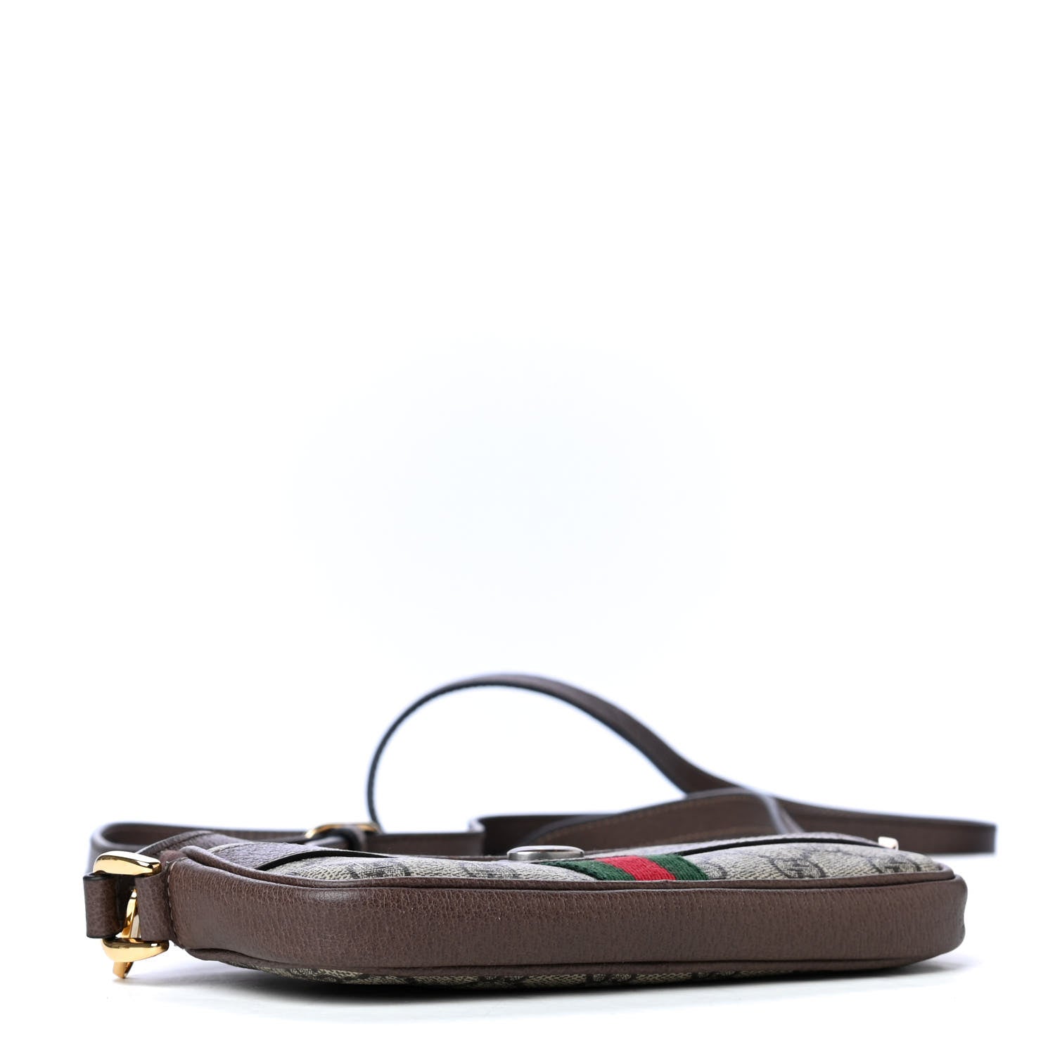 Gucci GG Supreme Monogram Web Mini Ophidia GG Bag Brown 3 of 4