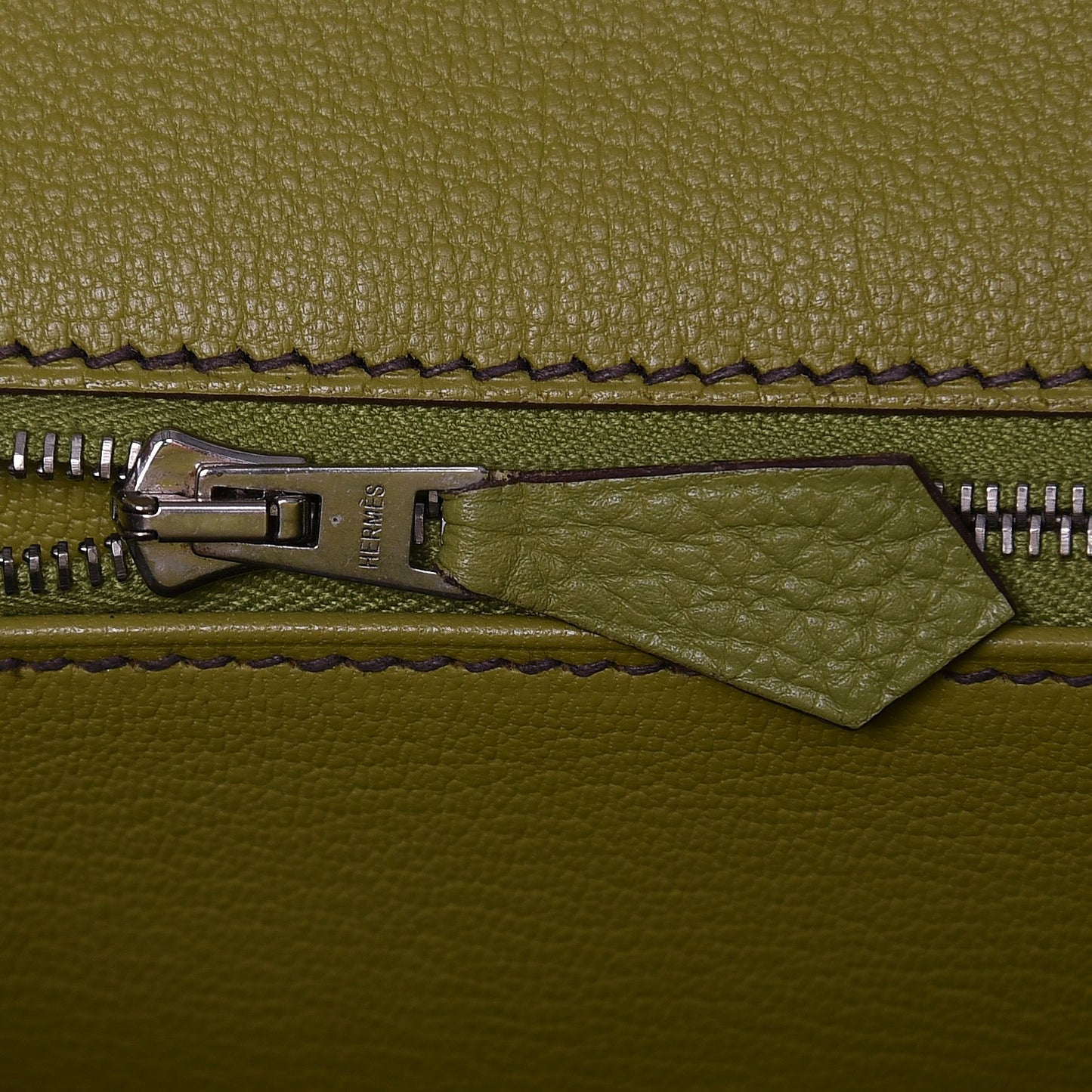 Togo Birkin 35 Vert Anis