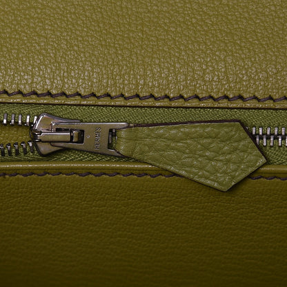 Hermes Togo Birkin 35 Vert Anis 8 of 31