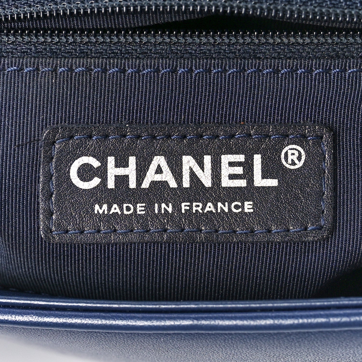 Chanel Calfskin Quilted New Medium Boy Flap Navy Blue 6 of 11