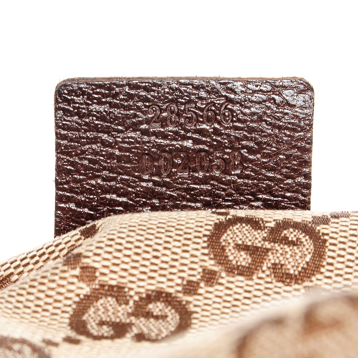 GG Monogram Double Pocket Belt Bag Dark Brown
