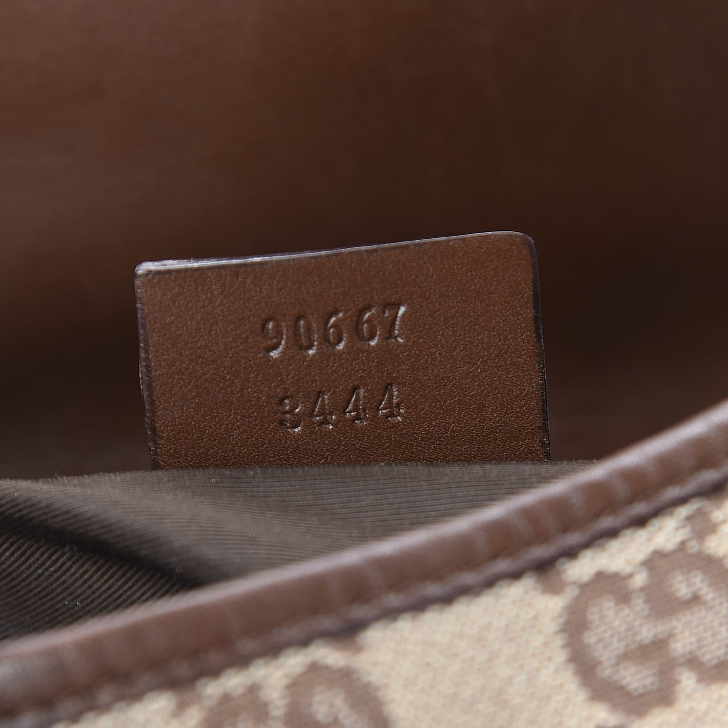 Monogram Jackie O Flap Bag Brown